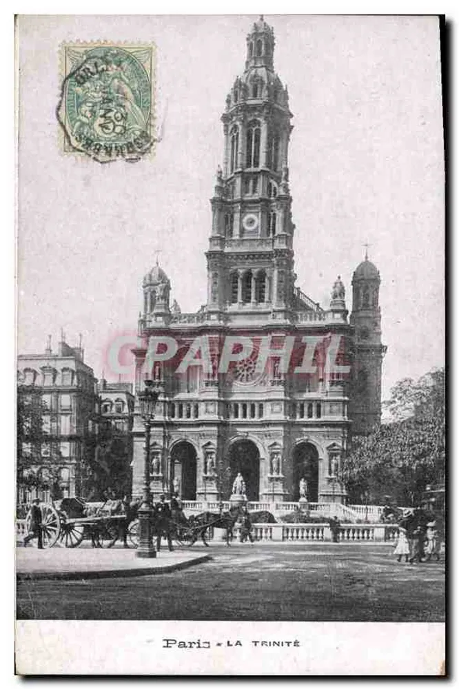 Paris - LA TRINITÉ — editor não visível, número de série não legível - Frente