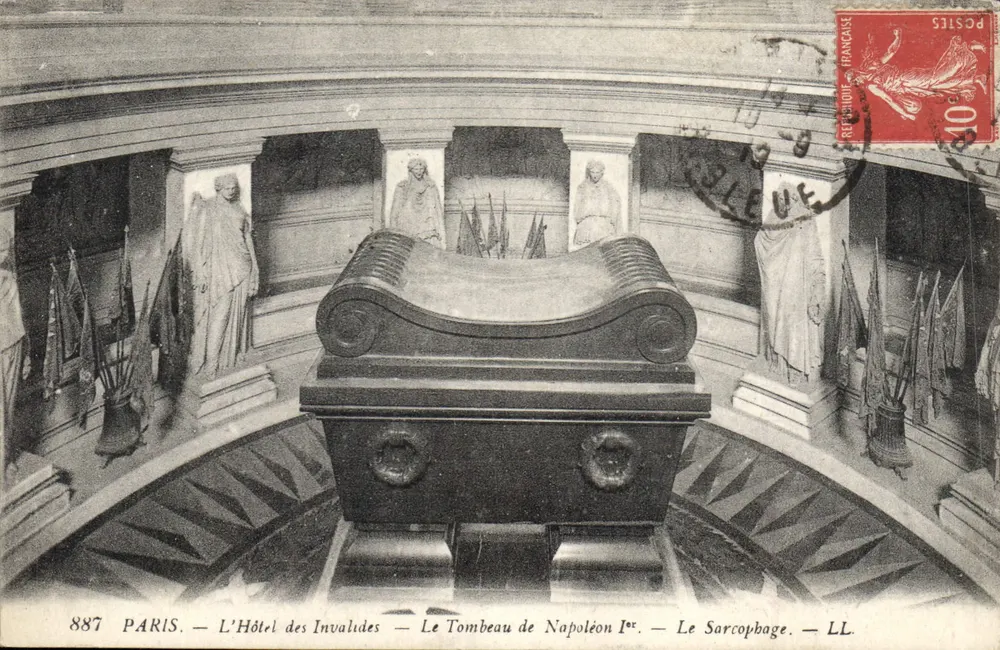 Paris — Das Hôtel des Invalides — Das Grab von Napoleon I — Der Sarg — LL 887 - Vorderseite