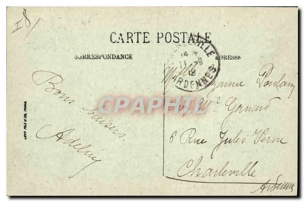 Paris — Das Hôtel des Invalides — Das Grab von Napoleon I — Der Sarg — LL 887 - Rückseite