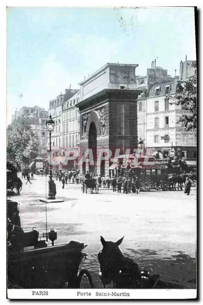 Paris — Porta Saint-Martin - Frente