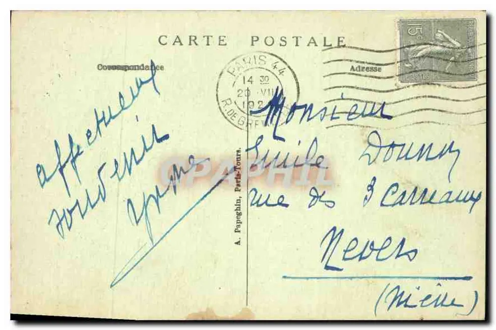 Paris — Fonte Saint-Michel — editor A. P. (n° 432) - Verso
