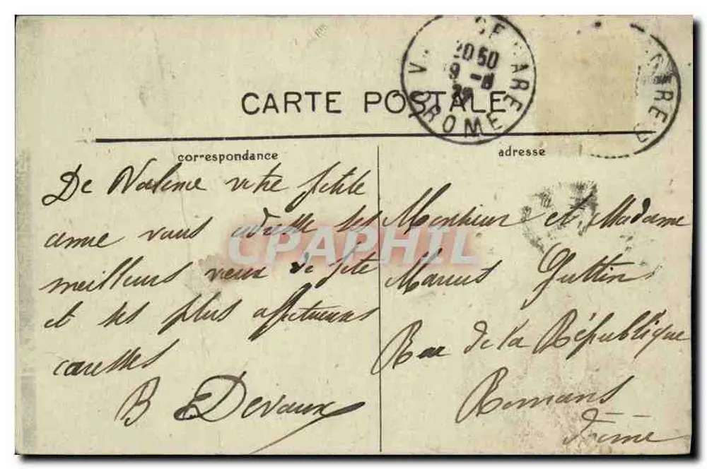 O Dôme dos Invalidos — Paris — C. M. n° 261 - Verso