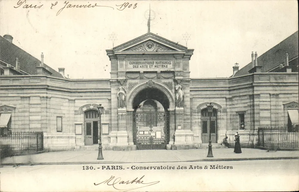 Paris - Conservatório dos Artes & Ofícios — editor Marte - Frente