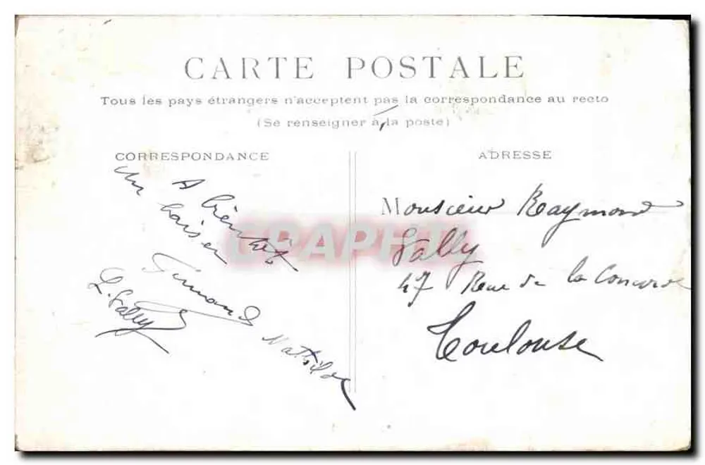 Paris - Praça da Bastilha — Coluna da Bastilha com estátua da Liberdade — editor não identificado - Verso