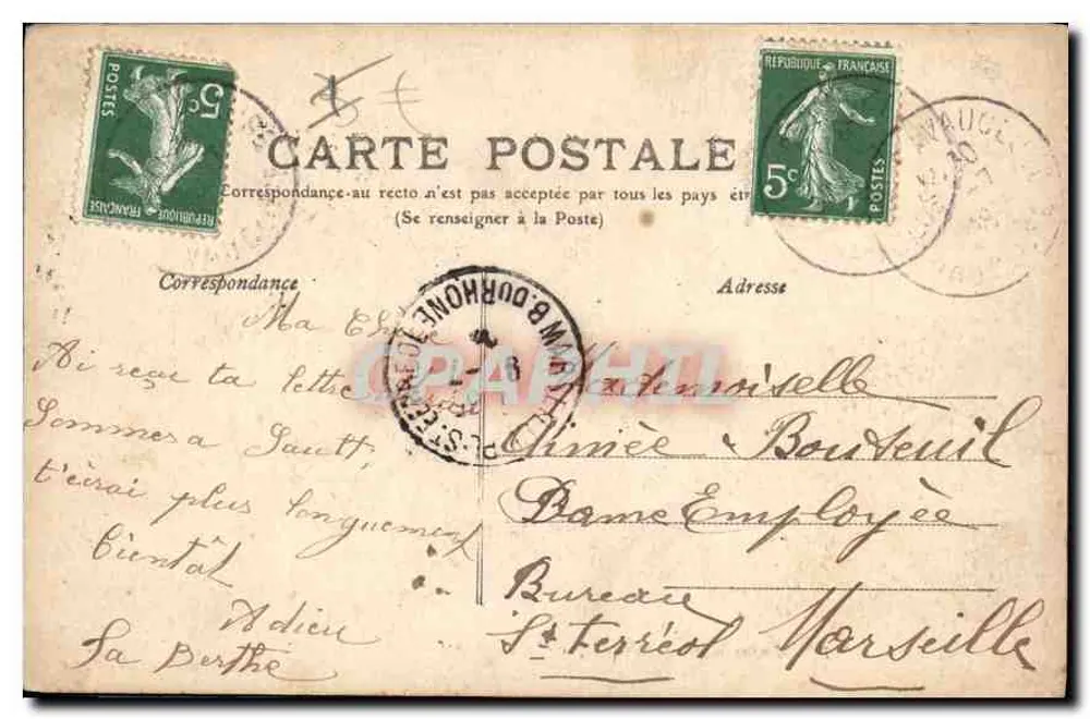 O Ventoux sob a Neve — As Estabecas — Edições J. Brun e Cie, Carpentras - Verso