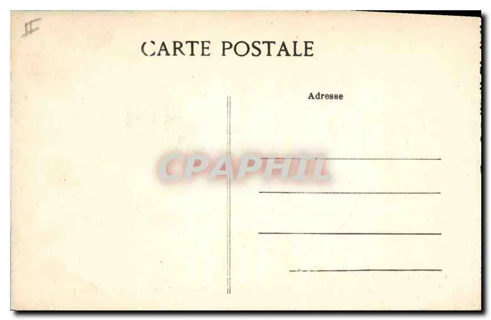 Mont Ventoux (Vaucluse) — Das Observatorium unter Schnee — Künstleredition Vve J. Brun, Carpentras - Rückseite