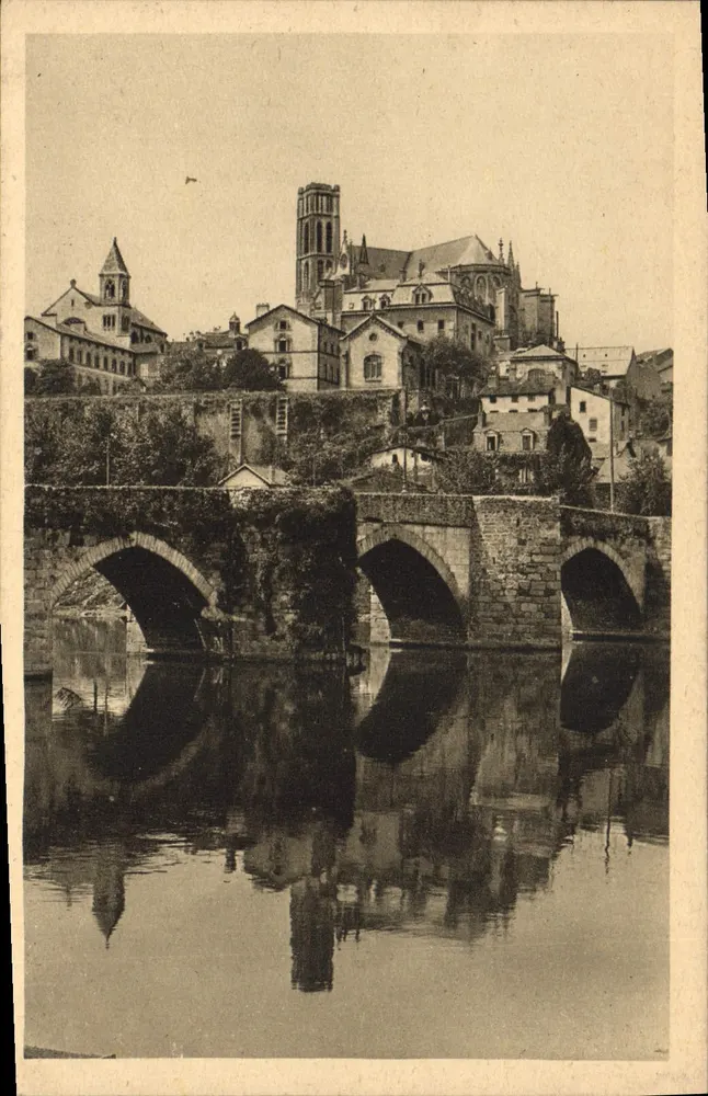 Limoges — Die Brücke Saint-Étienne — Fot. Combier Macon, XIIIe Serie - Vorderseite