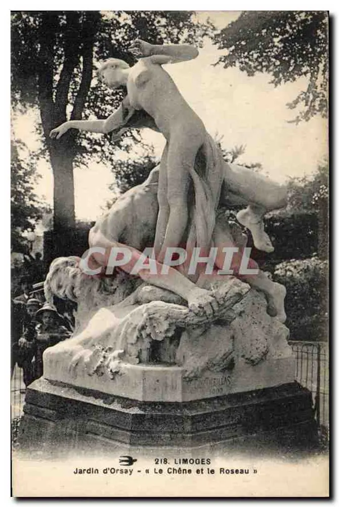 Orsay-Garten — « Der Eiche und das Rohr » — Limoges, Nr. 218 - Vorderseite