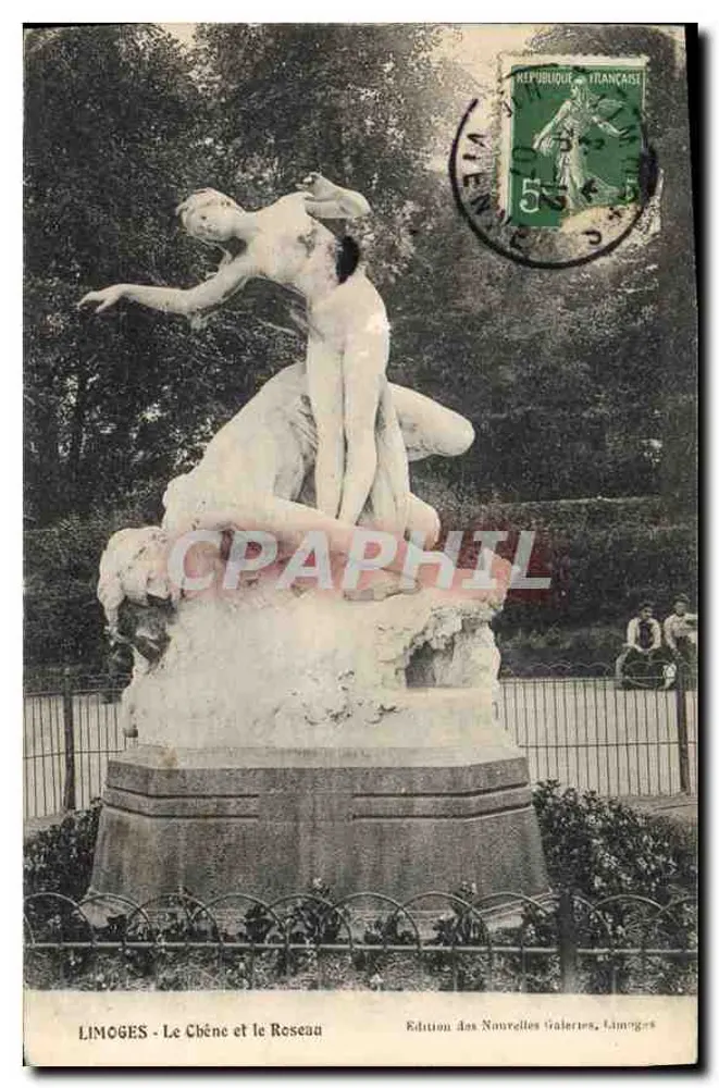 Limoges - A Carvalho e o Cana — Edição das Novas Galerias, Limoges - Frente