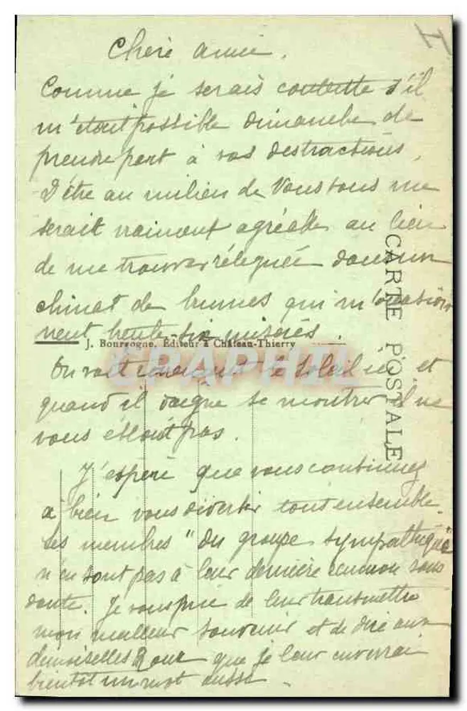 Meaux - A Catedral — Graphil, n°103 - Verso