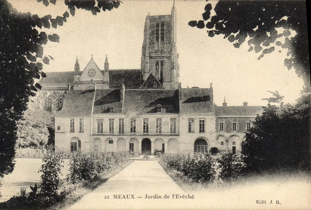 Meaux — Jardim do Bispo — Edit J.B. - Frente