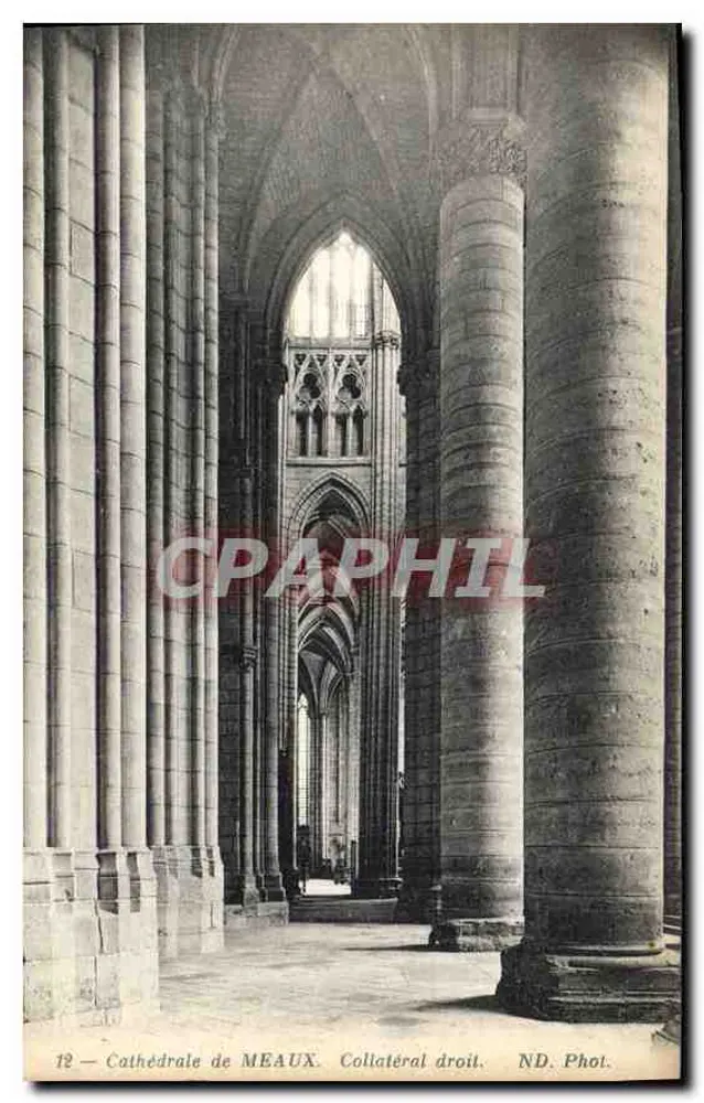 Catedral de Meaux — Lateral direito — ND. Fot. - Frente
