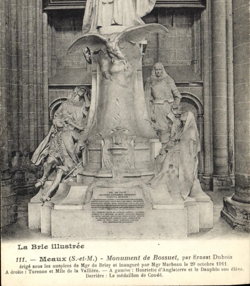 Meaux (S.-et-M.) — Denkmal von Bossuet, von Ernest Dubois — La Brie illustrée, n°111 - Vorderseite