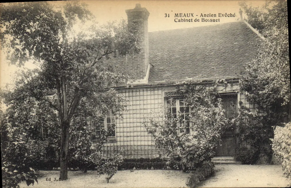 Meaux - Ehemaliges Bistum - Studierzimmer von Bossuet — Ed. J.-B. - Vorderseite