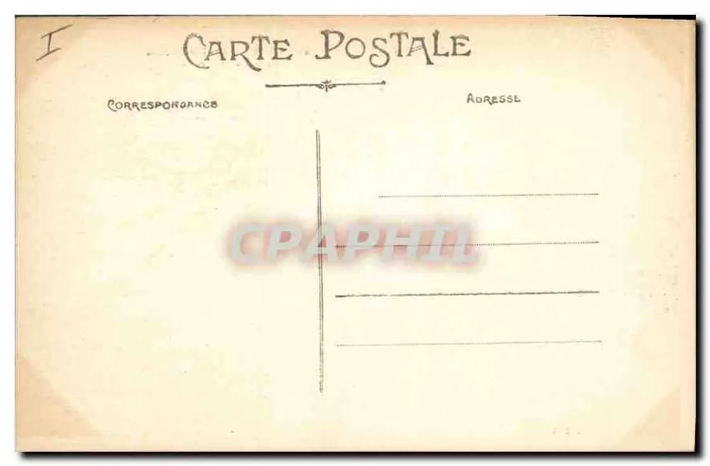 Meaux - Ehemaliges Bistum - Studierzimmer von Bossuet — Ed. J.-B. - Rückseite