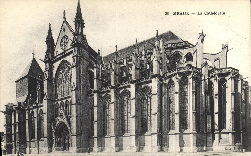 Meaux — A Catedral — Edit J. B. - Frente