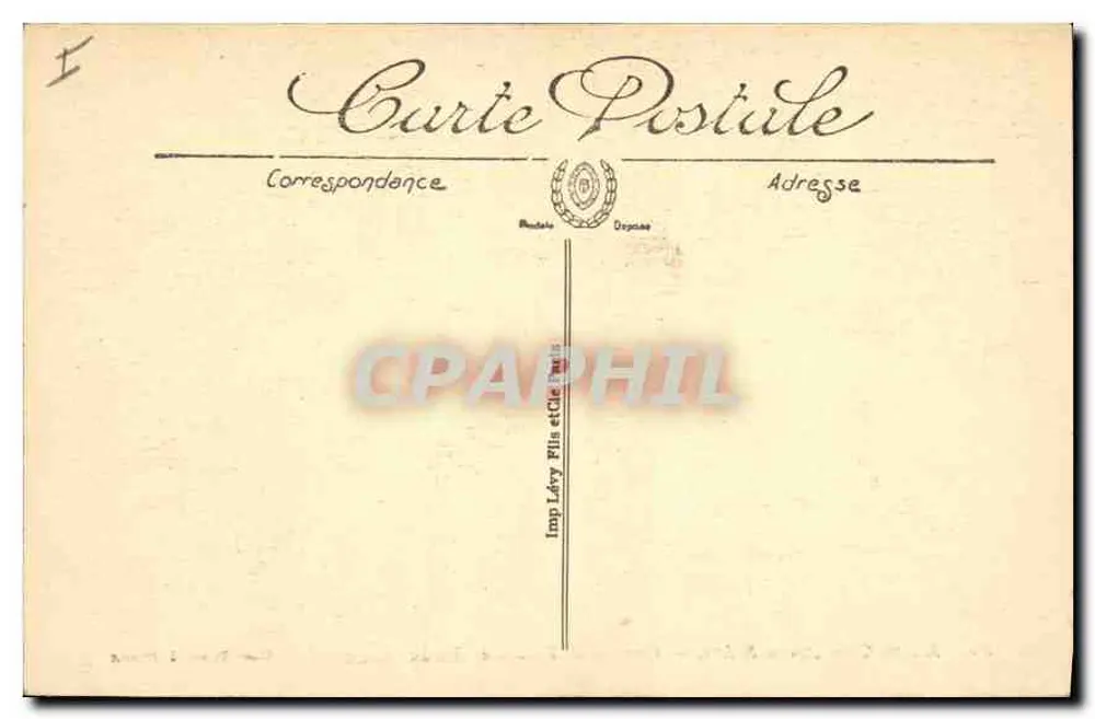Meaux — Ehemaliges Bistum — Pavillon der Arbeit Bossuet — LL. — Frau Duval in Meaux - Rückseite