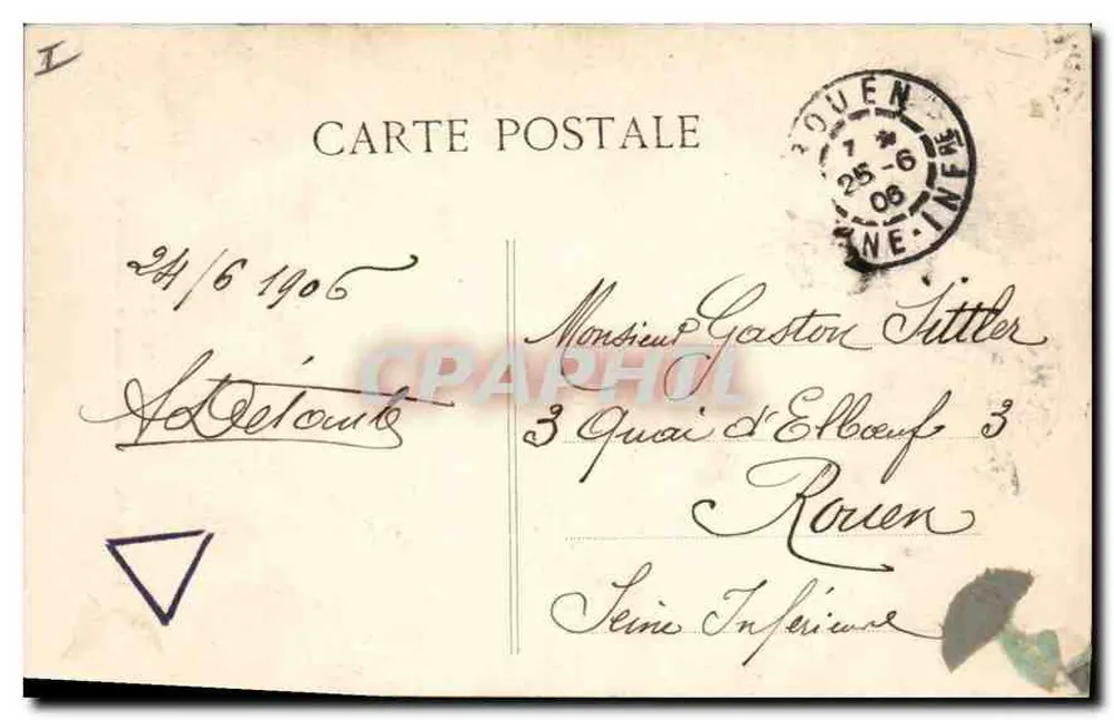 Monumento de Bossuet na Catedral — Meaux — C.L.C. n°30 - Verso