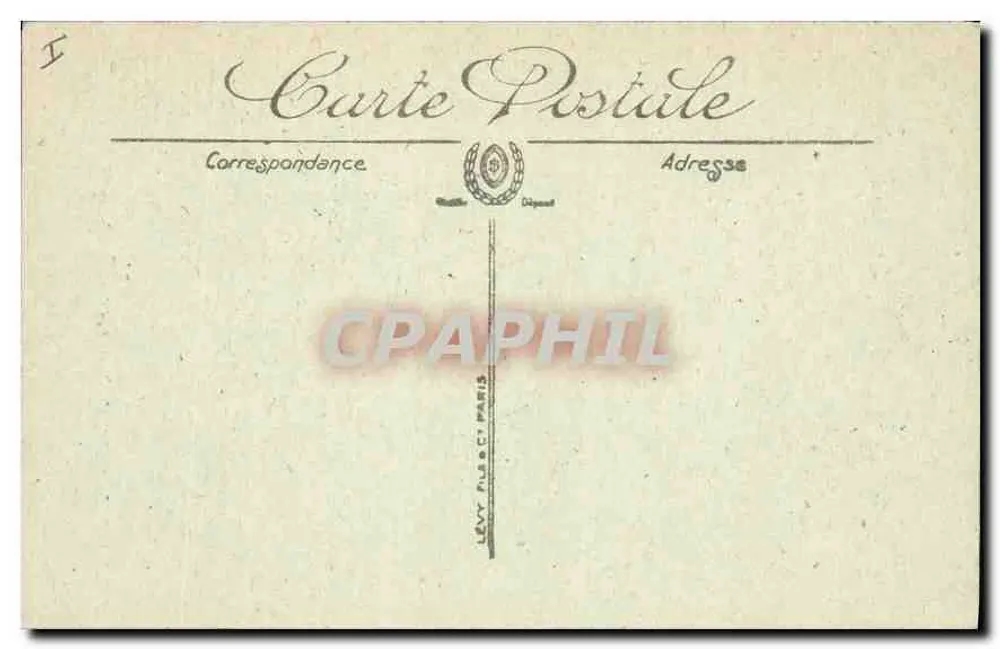 Meaux - O Calvaire de Bossuet — editor Lévy Frères & Cie, Paris - Verso