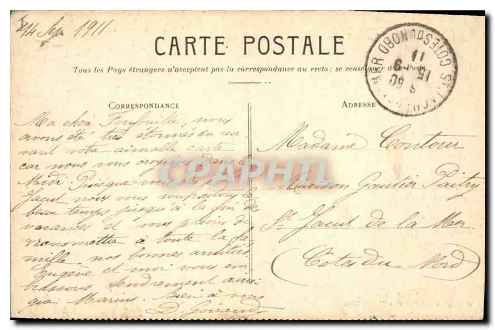Melun — Igreja de Nossa Senhora — Coleção das Gaterias Molinaises - Verso
