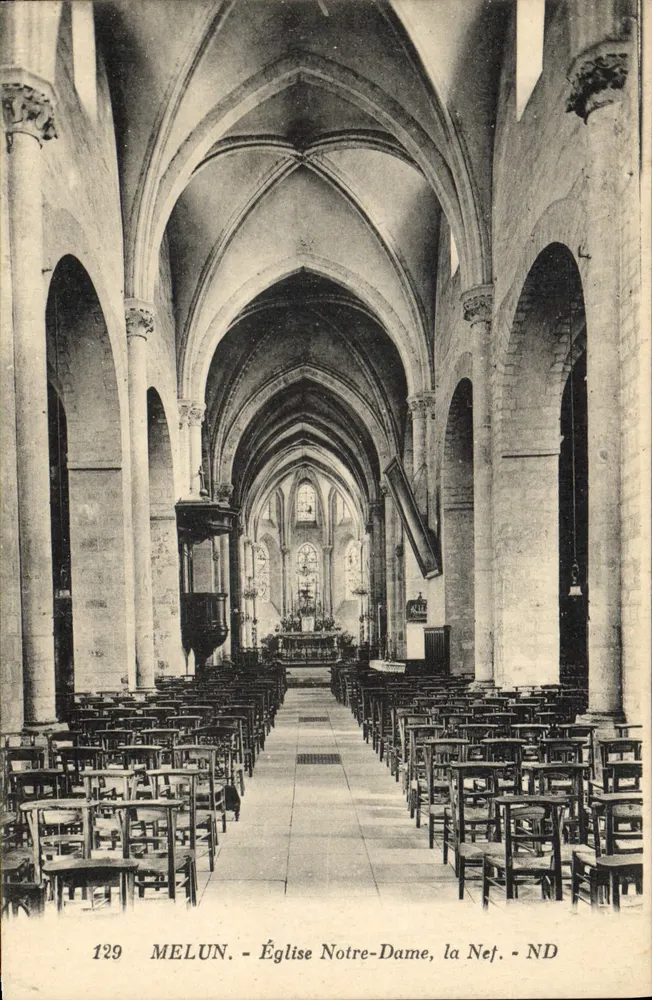 MELUN - Chiesa di Nostra Signora, la Nave - ND - Recto