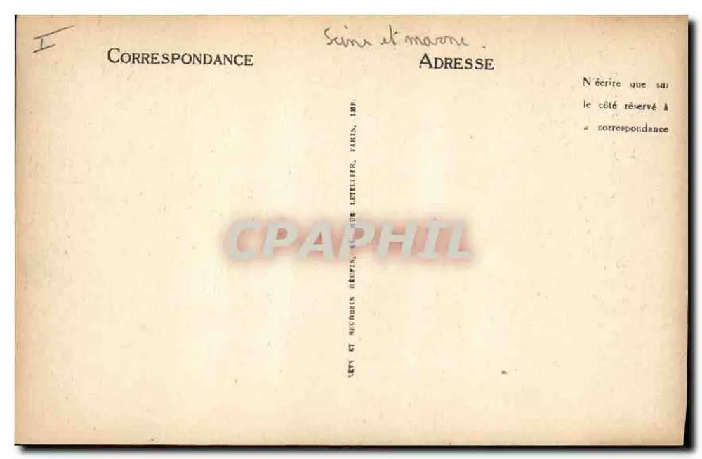 Melun — A Igreja Saint-Aspais — editor ND, n° 34 - Verso