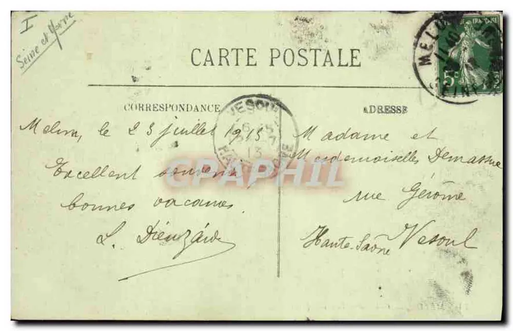 Castelo de Vaulx-le-Penil — Melun — LL, n°74 - Verso