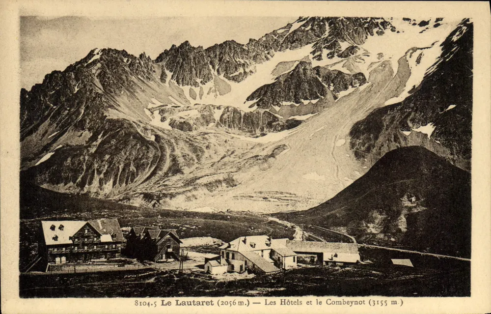 Le Lautaret (2056 m) — Les Hôtels et le Combeynot (3155 m) — A. Fourrier, 5, Rue Génissage - Grenoble - Vorderseite