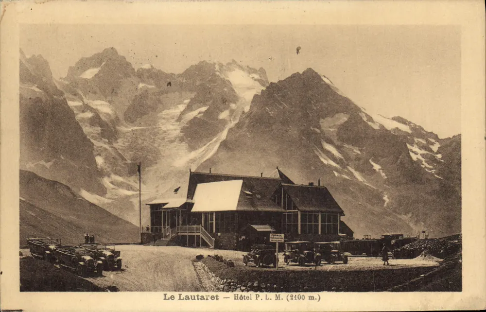 Der Lautaret — Hotel P.L.M. (2400 m.) — Verleger F. Puparin, Nr. 246 - Vorderseite