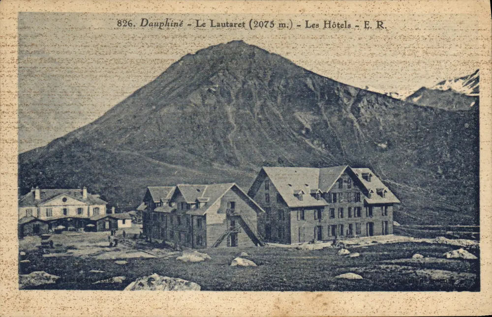 Dauphiné - Le Lautaret (2075 m) - Les Hôtels - E.R. - n°826 - Vorderseite