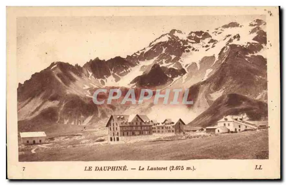 O Dauphiné — O Lautaret (2.075 m.) — L.L. n°7 - Frente