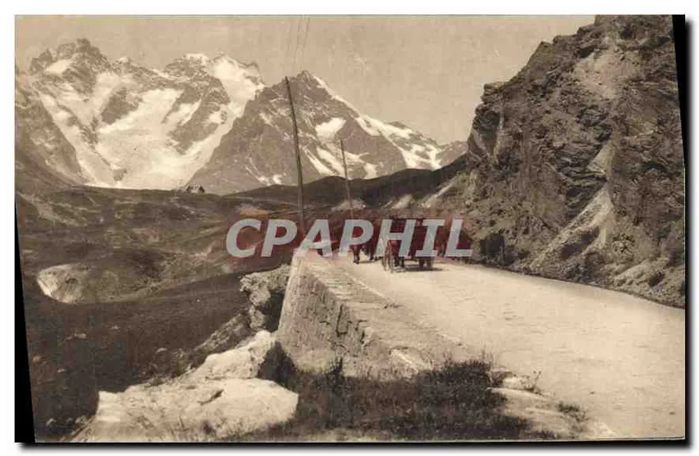 Dauphiné — Route du Lautaret — Der Manns-Gletscher - Vorderseite