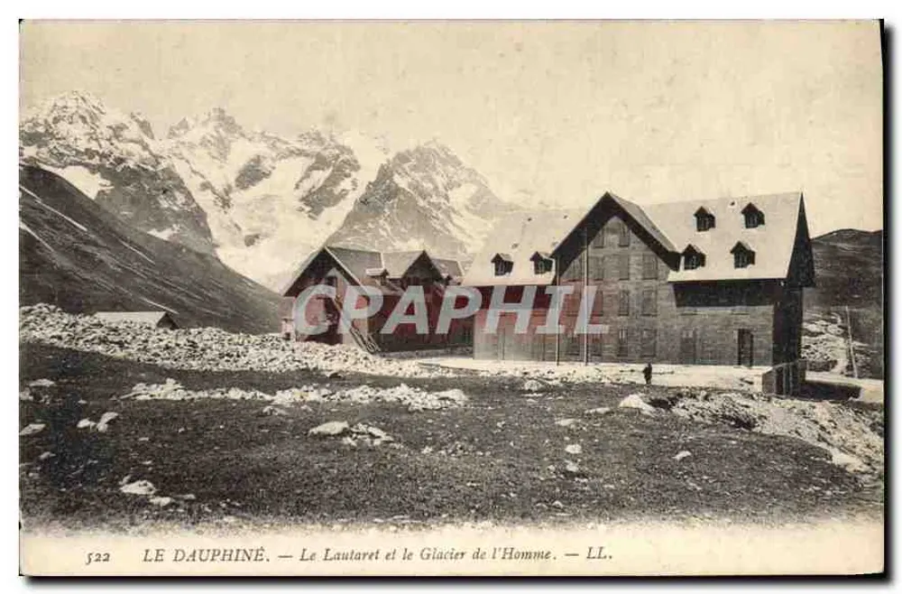 Das Dauphiné — Der Lautaret und der Glacier de l'Homme — LL. - Vorderseite
