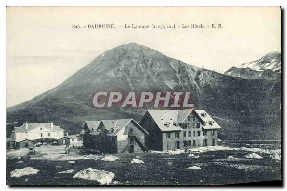 Le Lautaret (2.075 m.) - Die Hotels - E. R. - Dauphiné - Vorderseite