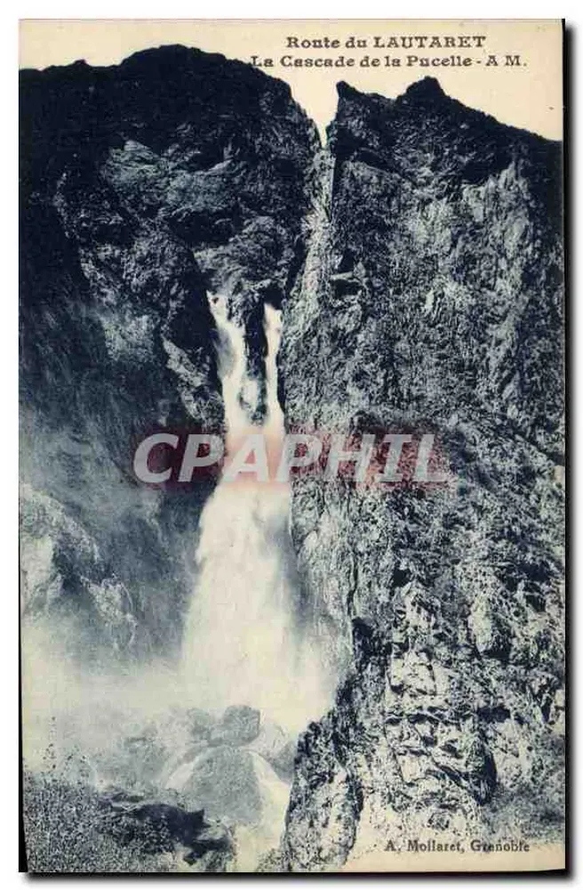 De Pucelle-waterfall — Route du Lautaret — A. Mollaret, Grenoble - Voorkant