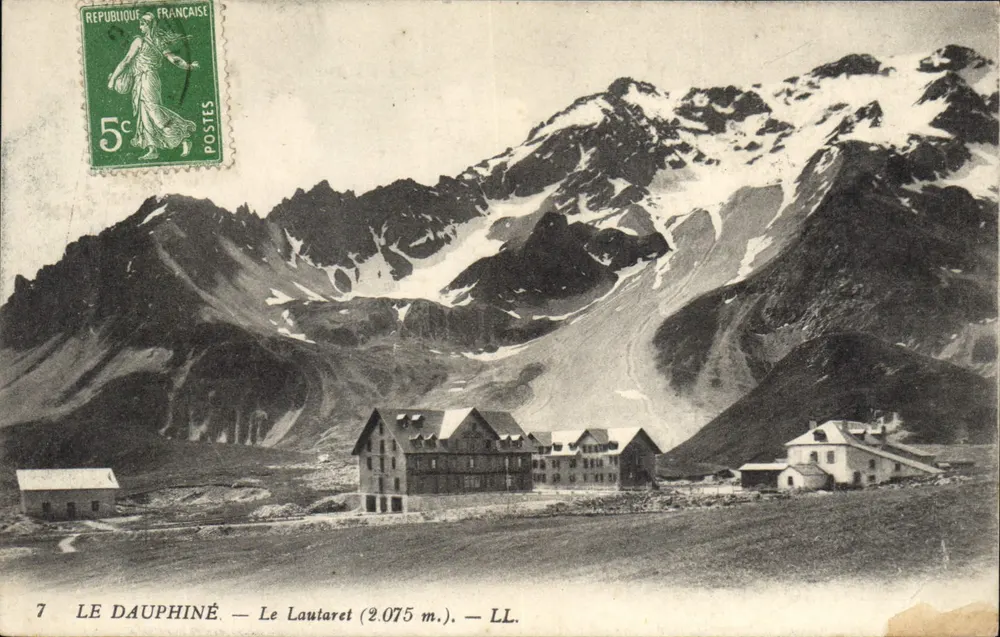 O Lautaret (2.075 m.) — LL. — O Dauphiné — editor LL - Frente