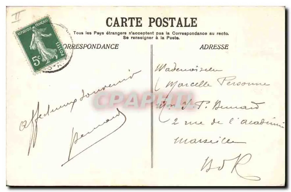 Dauphiné - Le Lautaret, die Hotels und der Combeynot-Massiv - E.R. - Rückseite