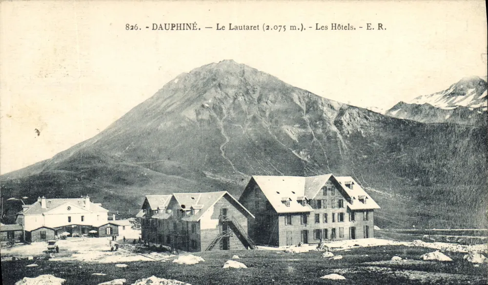 Le Lautaret (2.075 m.) — Die Hotels — E.R. — Dauphiné - Vorderseite