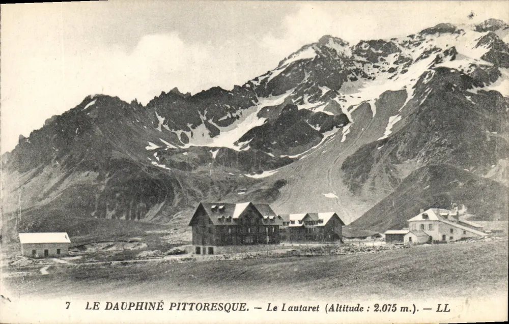 Das pittoreske Dauphiné — Der Lautaret (Höhe: 2.075 m.) — LL - Vorderseite