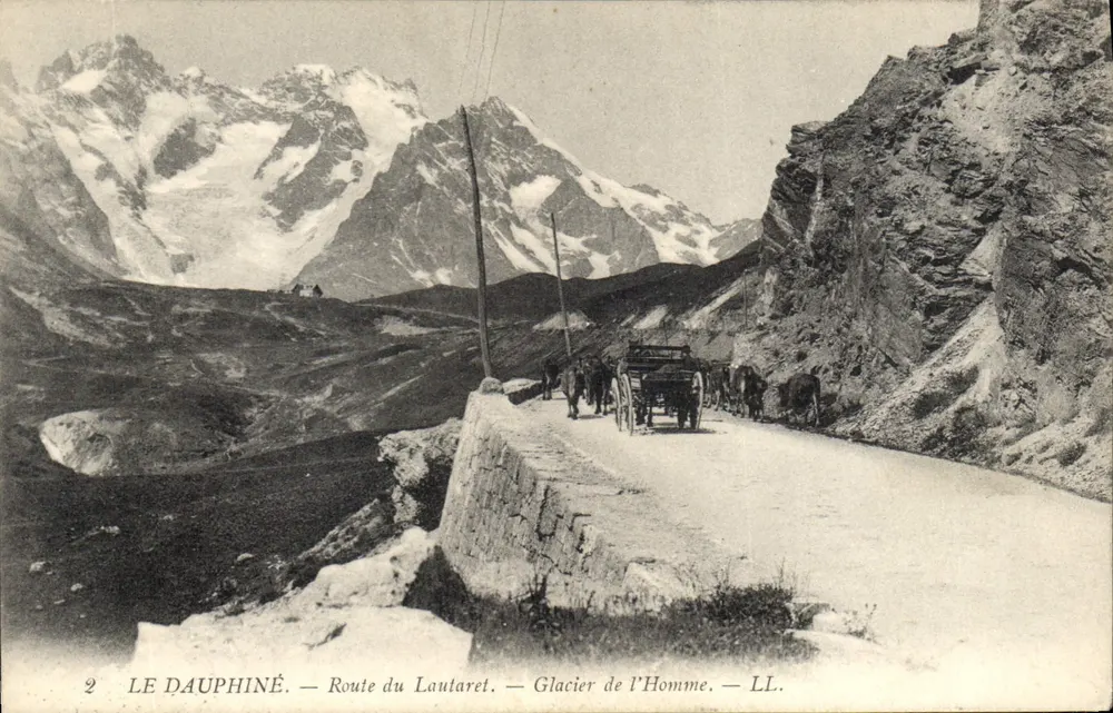 Das Dauphiné — Route du Lautaret — Glacier de l'Homme — LL. - Vorderseite