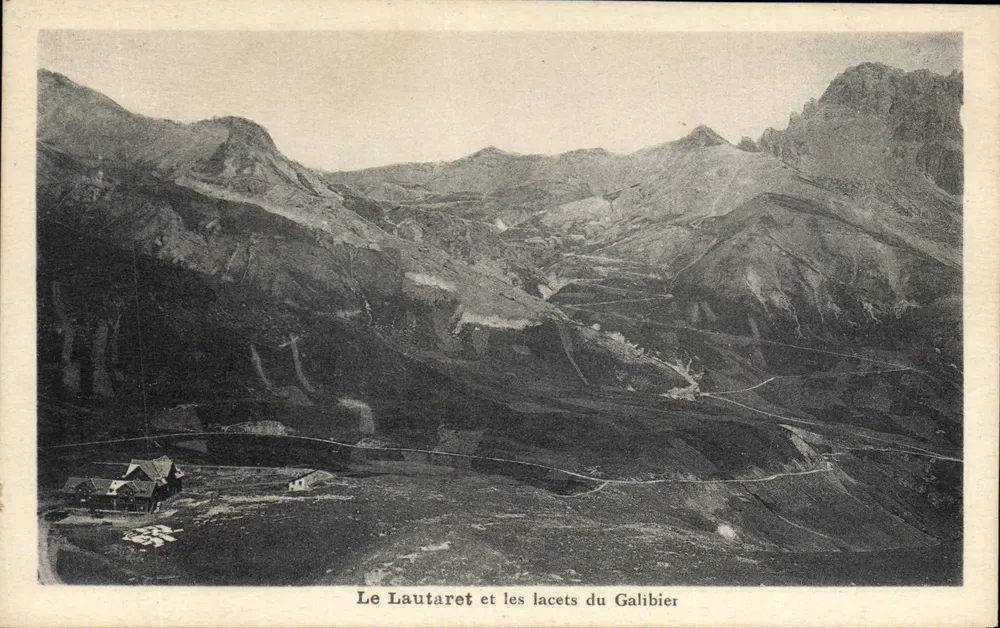 Der Lautaret und die Kurven des Galibier — Edition Vve Jourdan - Vorderseite