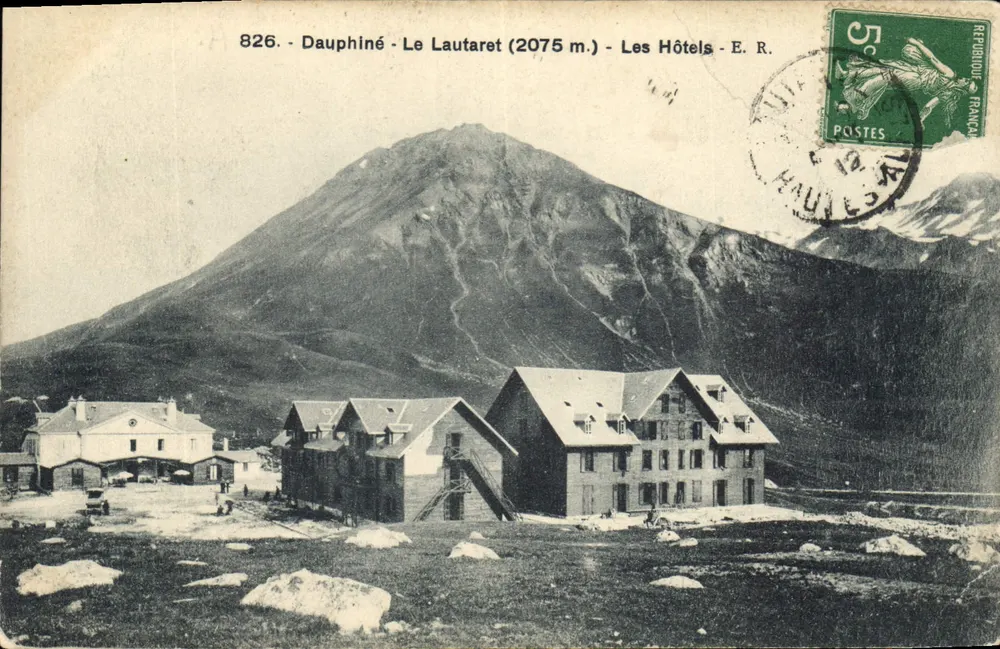Dauphiné - Der Lautaret (2075 m.) - Die Hotels - E. R. - n°826 - Vorderseite