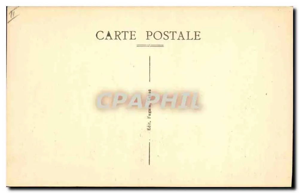 Der Lautaret — Hotel P. L. M. (2400 m.) — Verleger Fugain, Toulouse - Rückseite