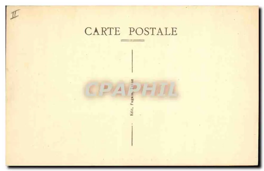 Der Lautaret — Hotel P.L.M. (2100 m.) — Verlag Fugain, Toulouse - Rückseite