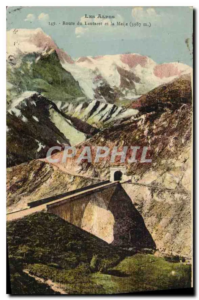 Route du Lautaret und der Meije (3987 m.) — Die Alpen — Verlag Gep, Nr. 149 - Vorderseite