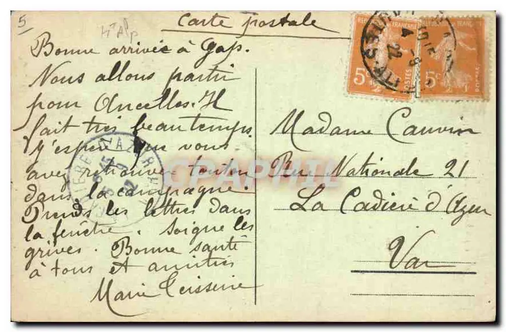 Route du Lautaret und der Meije (3987 m.) — Die Alpen — Verlag Gep, Nr. 149 - Rückseite
