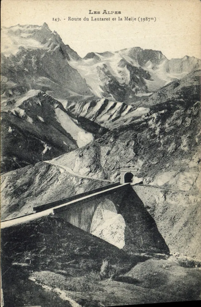 Route du Lautaret und der Meije (3987m) — Die Alpen — n°143 - Vorderseite