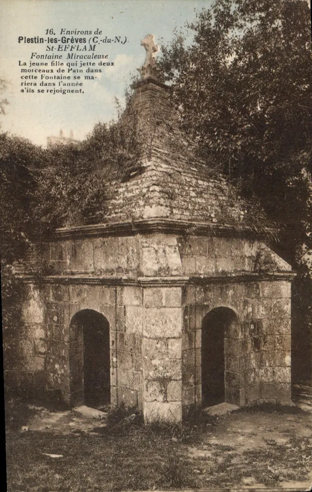 Wunderquelle in Plestin-les-Grèves — Umgebung von Plestin-les-Grèves (C.-du-N.) — Verlag: Le Cuziat, Plestin-les-Grèves - Vorderseite