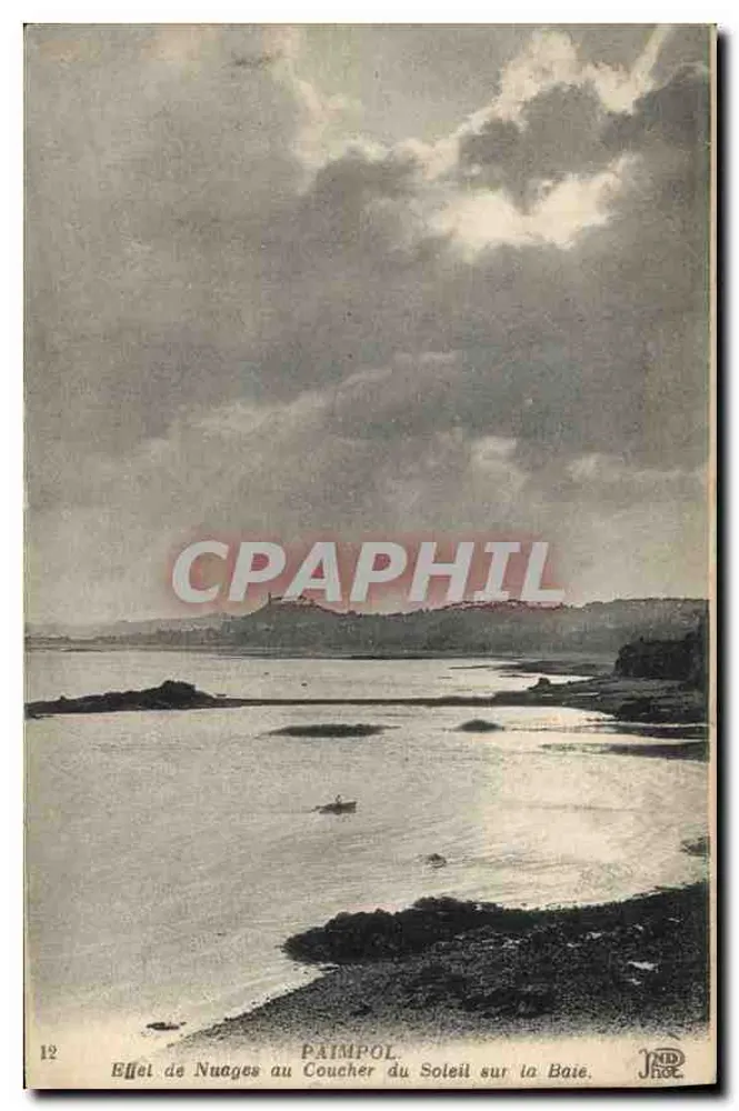 Paimpol — Effekt von Wolken bei Sonnenuntergang über der Bucht — JND Phot. - Vorderseite