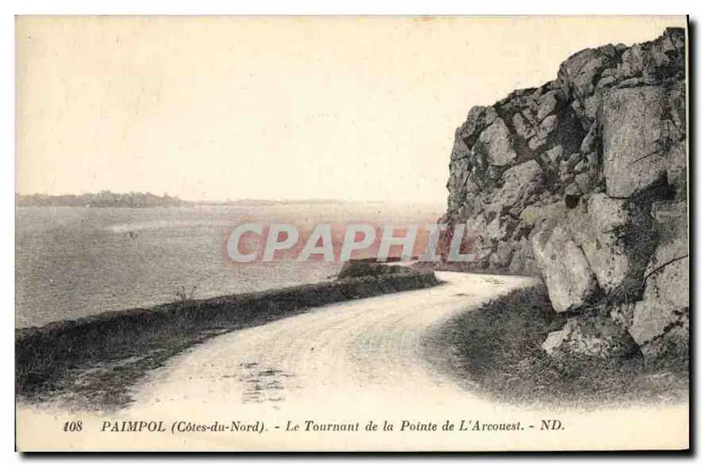 Paimpol (Côtes-du-Nord) — Der Bogen der Spitze von L'Arcouest — n°408 - Vorderseite